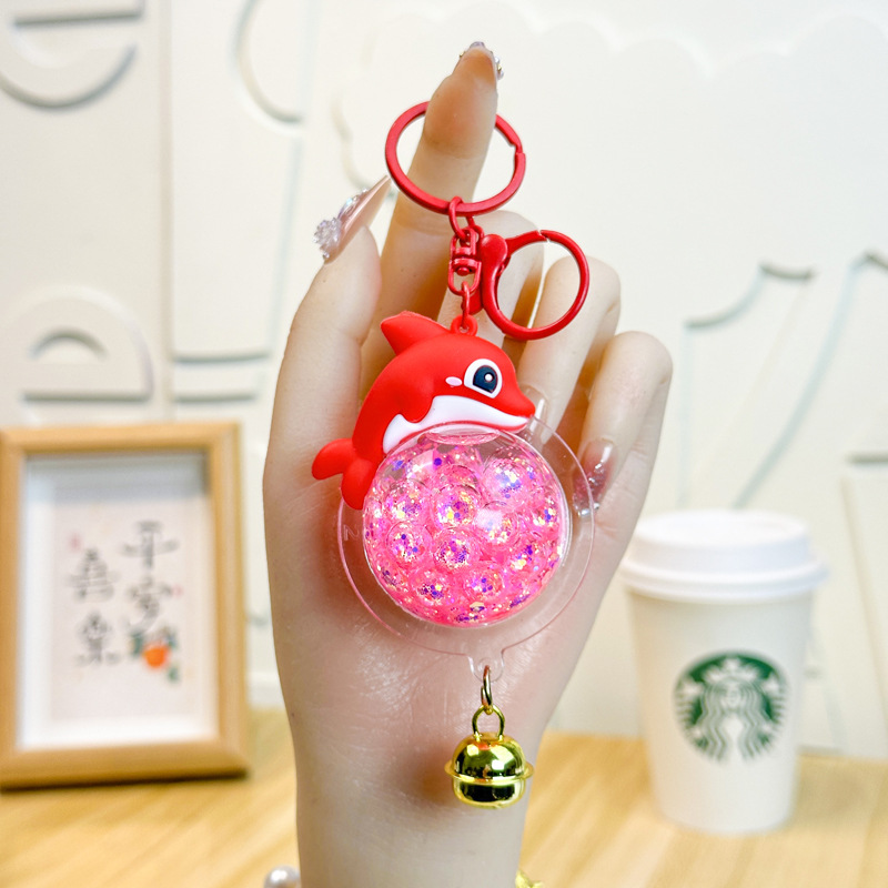 Cartoon Dream Bear Girl Keychain leche rosa muñeca adorable bolso de pareja colgante pequeño regalo al por mayor