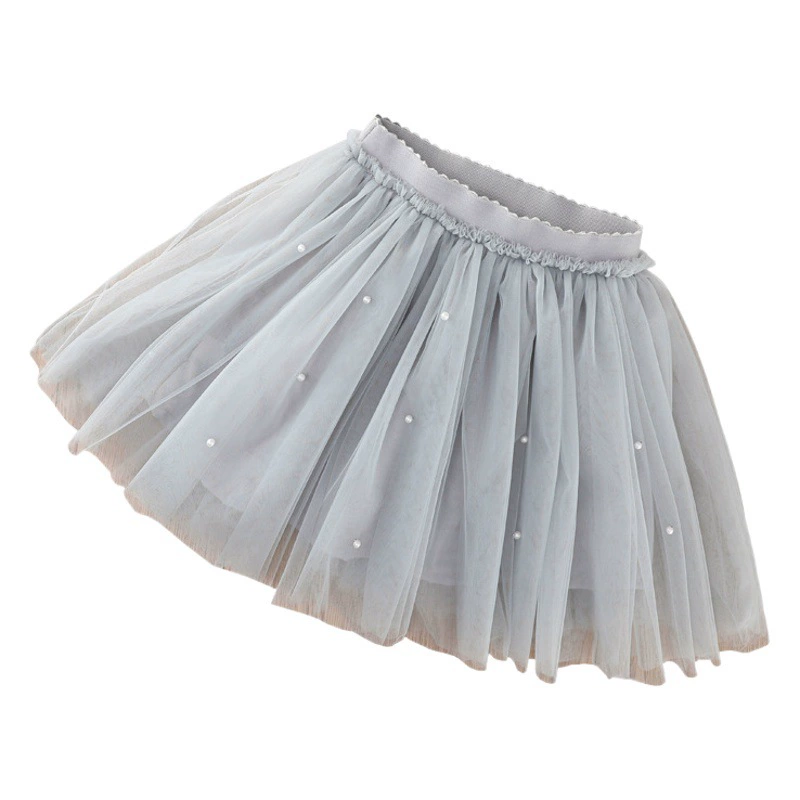 Юбка для девочек осень-зима 2022 новый сетчатый торт юбка хлопчатобумажная обложка принцессы внешней торговли детская дикая юбка