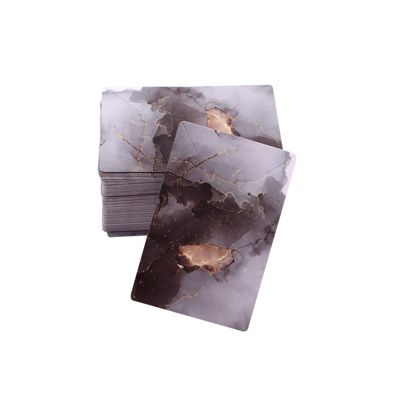 Tie Dye Pattern Pastoral, Simple Style Style Pastoral Simple Style Tie Dye Paper Card Wholesale Jewelry Packaging Cardboard