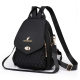 New High-end Kangaroo Oxford Cloth Backpack Women's Travel Out Middle-aged Mummy Backpack Embroidery Multi-use Backpack