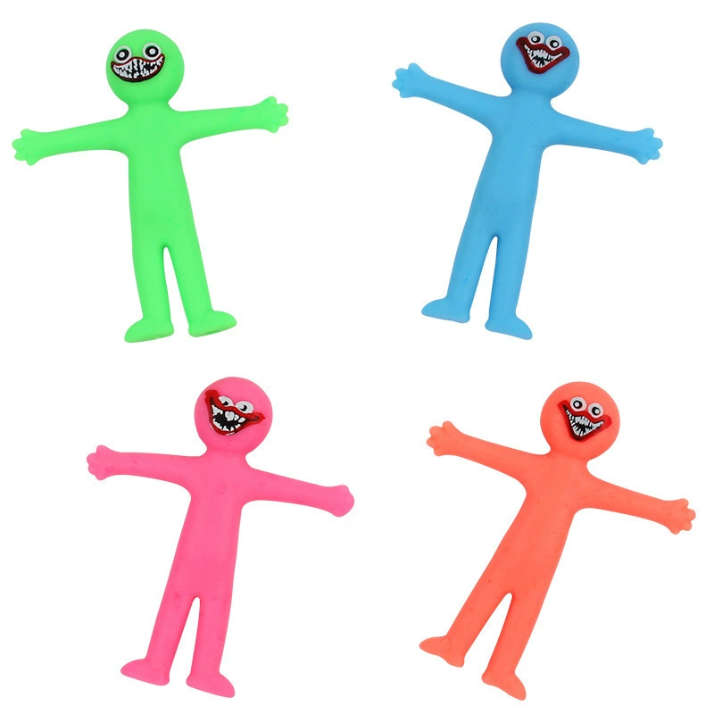Amazon Little Man Poppy Minion Le La La Fun Decompression Vent TPR Factory Wholesale Christmas Buns Pinch Fun