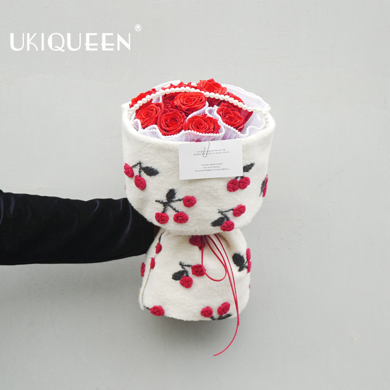 Naxi reina flor eterna Chanel ramo chino Día de San Valentín confesión ramo 520 regalo decoración del hogar adornos