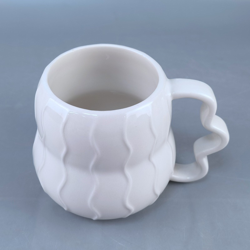 Selección estricta de calabaza creativa taza de cerámica nórdica taza de café de pareja taza de leche pequeña y linda
