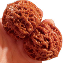 文玩桃核高抛王勇麒麟纹大官帽四座楼狮子头麻核桃麦穗虎头手把件