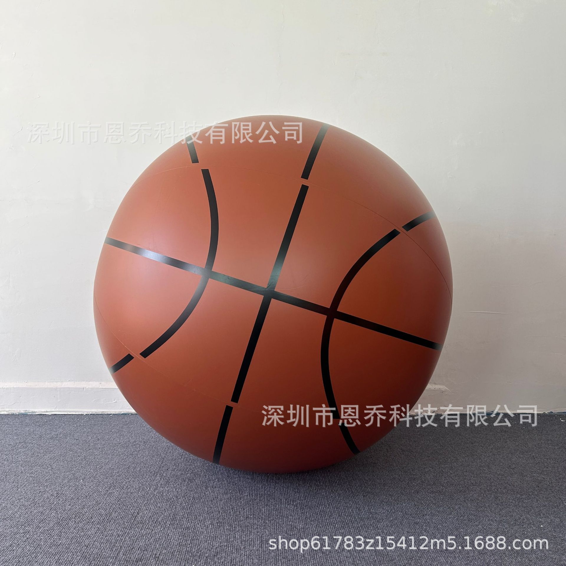 跨境热销互动团建充气沙滩彩球 充气巨型足球篮球排球棒球橄榄球