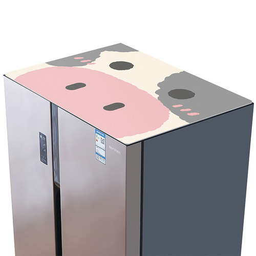 Refrigerator lid pad top dustproof mat imitation leather bedside table tablecloth waterproof sun protection drum washing machine cover cloth