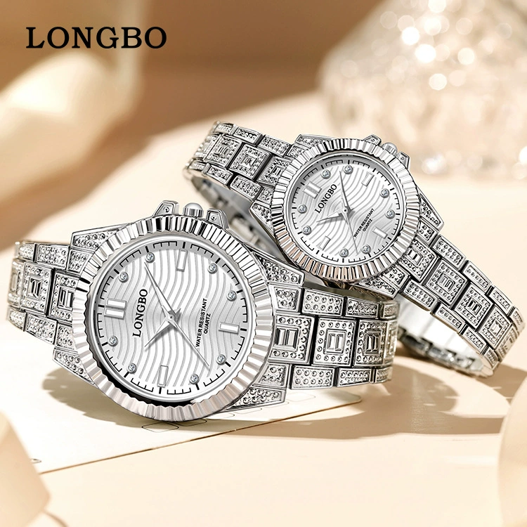 Quartz fashionable waterproof men's watch by Longbo, paired watches for beloved, (Cross-border trading), wholesale