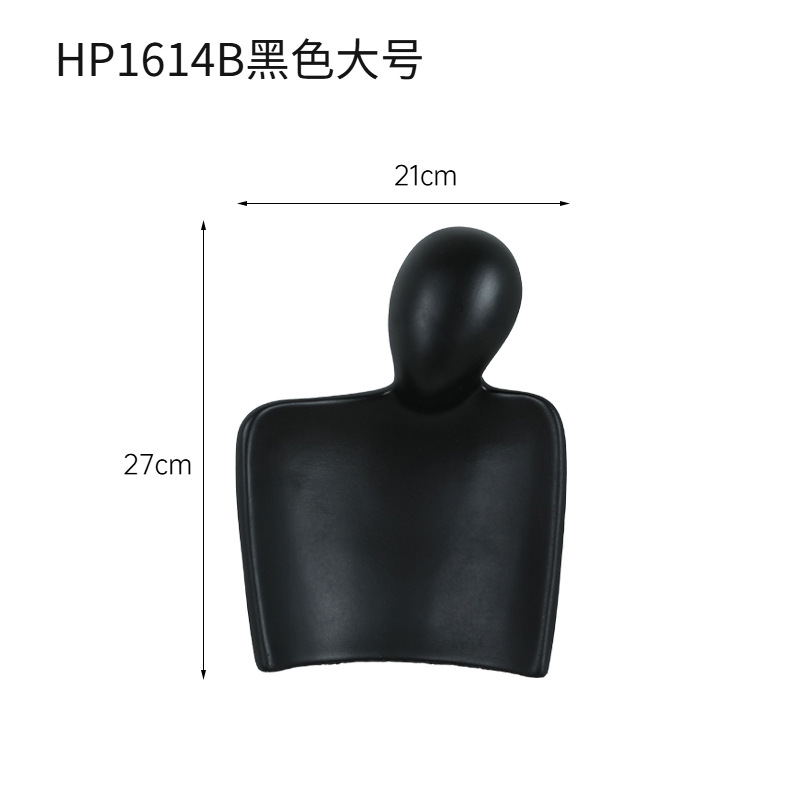 Simple abstracto personaje de pareja en blanco y negro adornos de cerámica muebles para el hogar sala de estar muebles de escritorio decoración de estantería de oficina