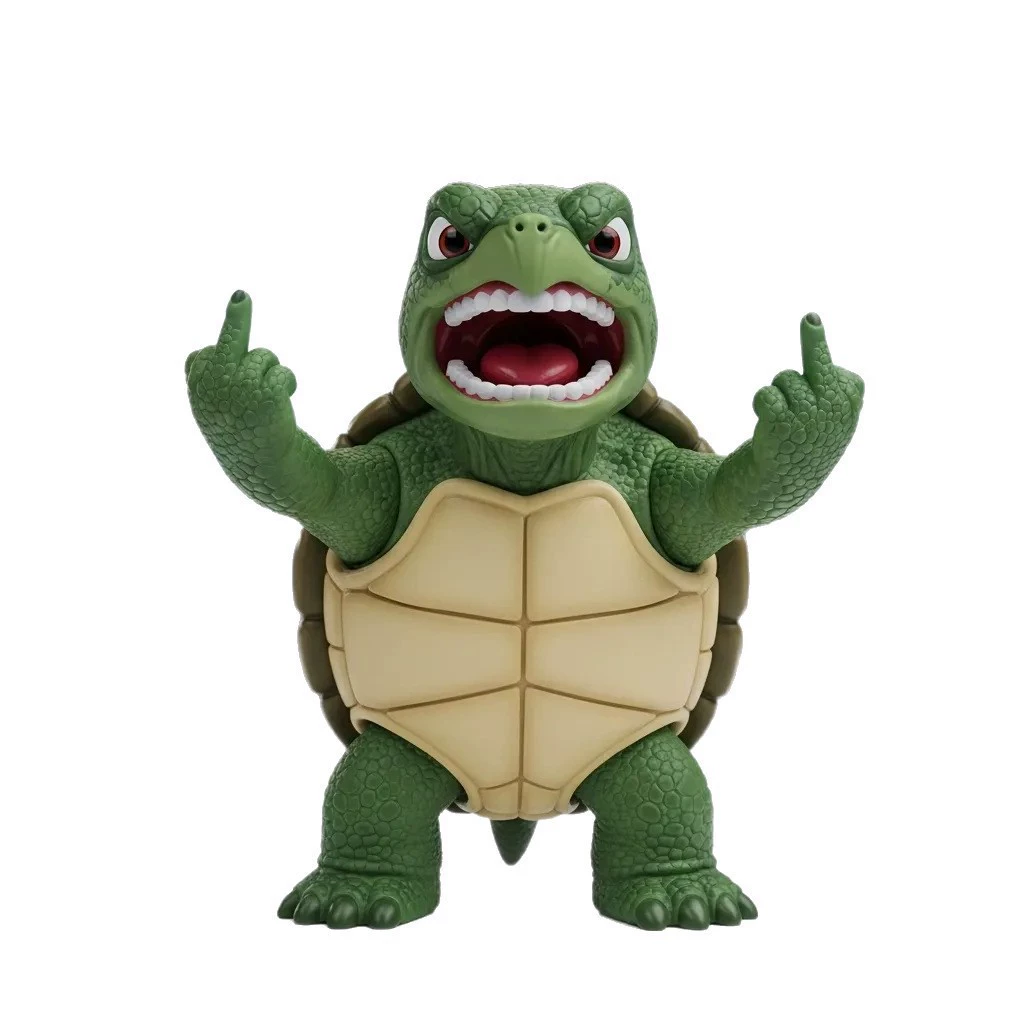 Новые трансграничные украшения в виде статуэток злых животных от Angry Animals Gang для офисного стола.