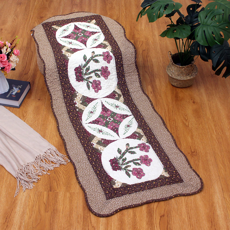 [Small Wholesale] Korean Cotton Bedside Mat, Floor Mat, Door Mat, Fabric Quilted Anti-Slip Patchwork Living Room Mat