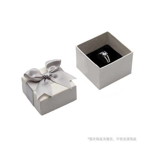 Bvlgari jewelry packaging box, bow cover, ring, necklace, bracelet, dust-proof storage, gift handbag