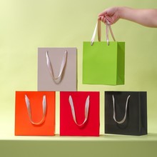 茶叶手提袋白卡纸加厚红茶绿茶包装袋便携配铁罐纸罐袋便携包装