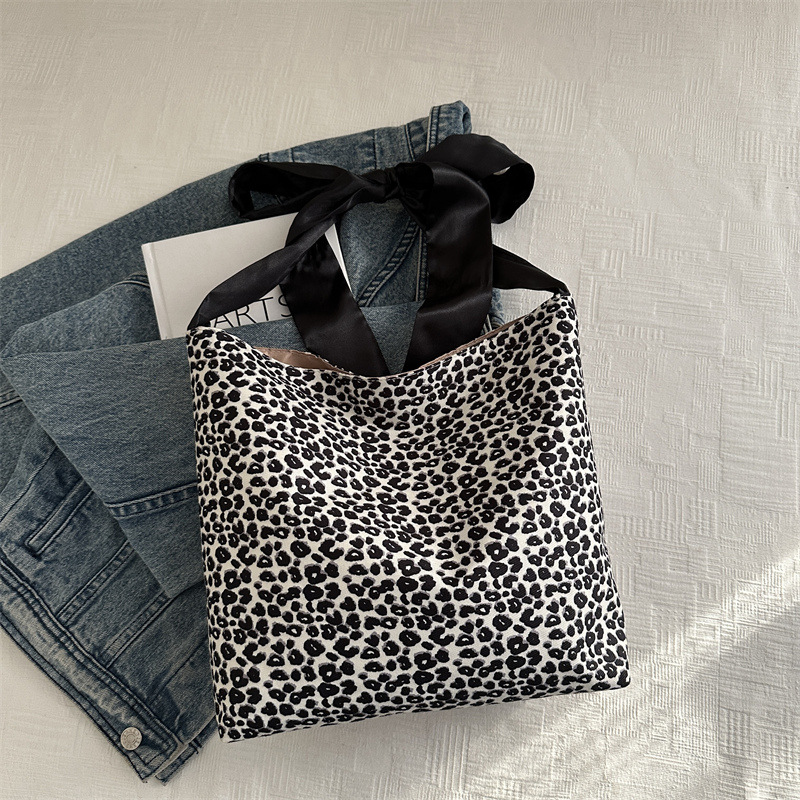 Leopardo bolsos personales casuales de moda femenina versátil mochila de hombro 2024 nueva gran capacidad bolsos de mano simples