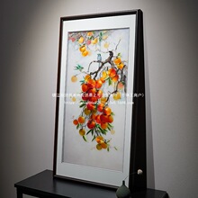 玄关新中式装饰画苏绣成品挂画事事如意苏州纯客厅画手工刺绣