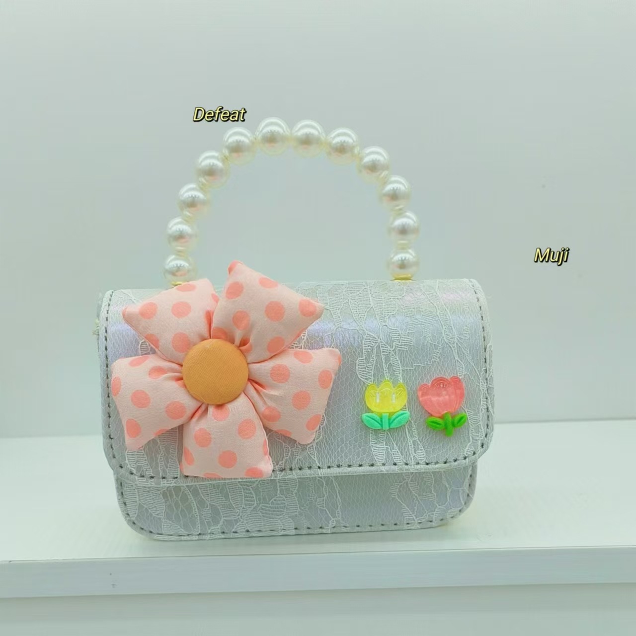 Bolso de perlas bolso de hombro bolso de cinturón bolso de cambio bolso de flores bolso de princesa bolso de chicas bolso de regalo bolso de cadena bolso pequeño
