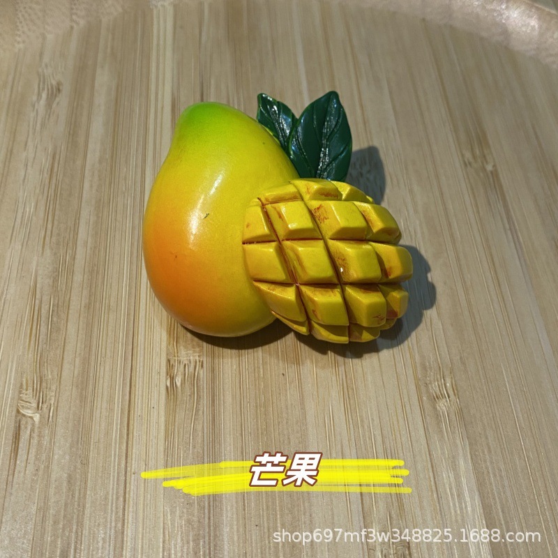 新商品の大サイズのシミュレーション食品の果物の樹脂の冷蔵庫は磁気鉄を持って強く食べ物を吸って新疆の3d装飾の置物を遊びます。|undefined