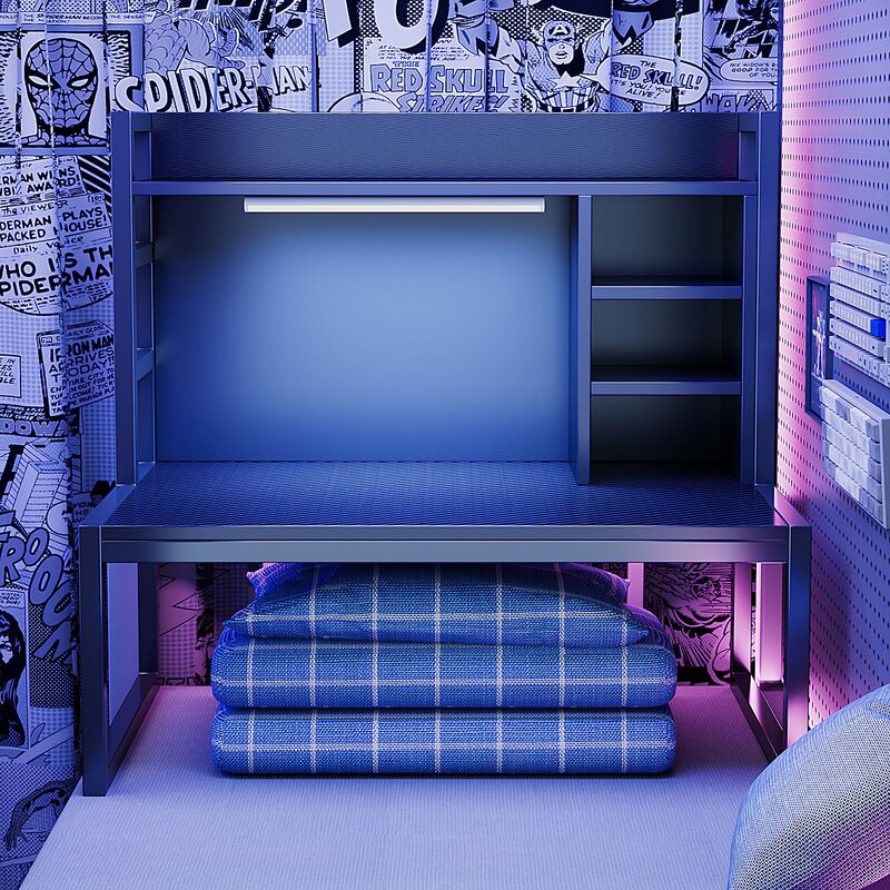Bed Computer Desk College Student Lazy Desk Bed Table Bunk Bed Dormitory Bedside Study Table Storage Rack Bed Computer Desk College Student Lazy Desk Bed Table Bunk Bed Dormitory Bedside Study Table Storage Rack