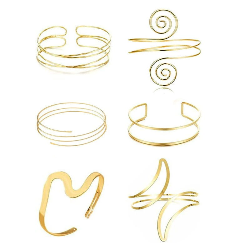 Amazon Европа и США трансграничный минималистичный выдолбленный многослойный крест модной геометрической личности плечо отверстие регулируемый браслет