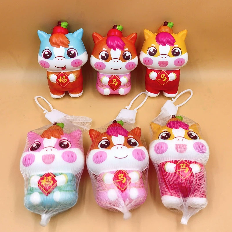 Пони, сетчатая сумка, слизь, кукла, настольная игрушка, антистресс