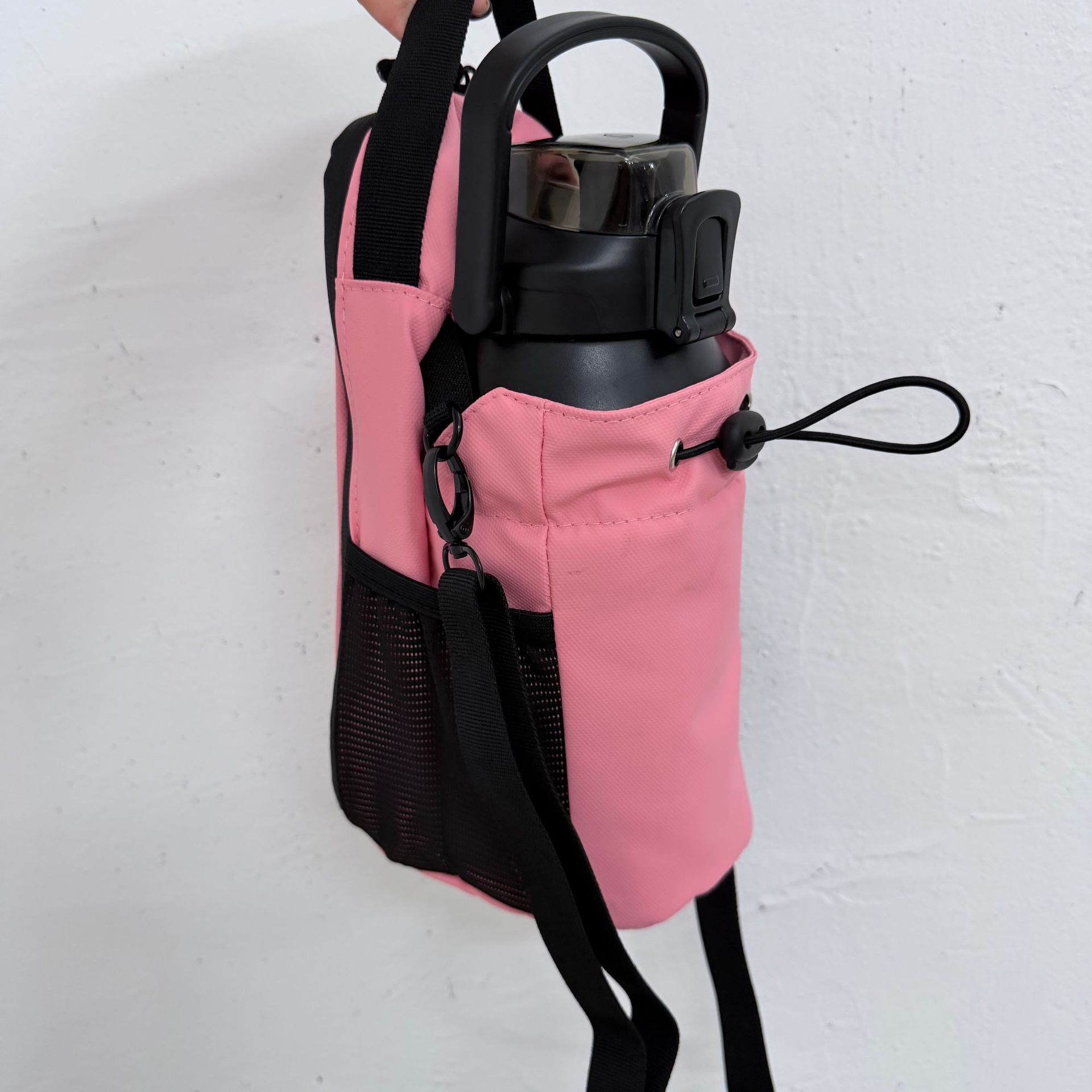 Bolsa magnética para botella de agua, bolsa cruzada para vaso de agua, bolsa de almacenamiento para teléfono y llaves para el gimnasio, stock disponible, resistente al agua con imán fuerte.