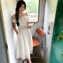 法式立体蕾丝公主连衣裙