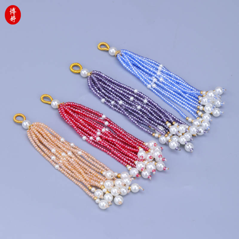 Woven beads handmade pearl
