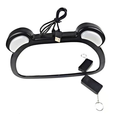 In-car baby rearview mirror Large field of view rear view auxiliary mirror - led