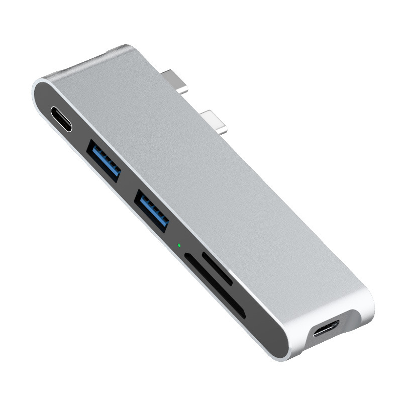 Transfronteriza ordenador portátil HUB estación de acoplamiento usb divisor adecuado para la computadora macbook apple estación de acoplamiento