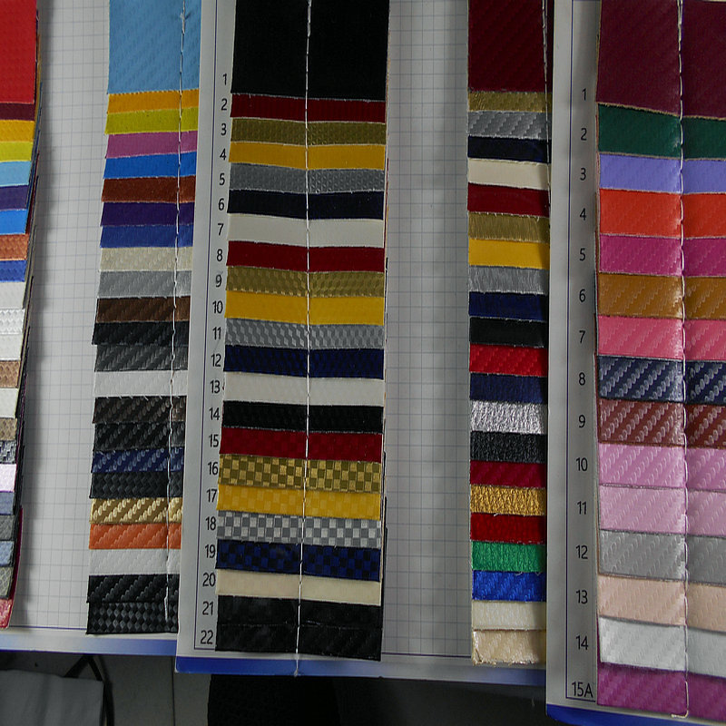 正格子PU珠光草席纹 TC布底0.6MM斜纹PU包装眼镜盒装饰人造革面料