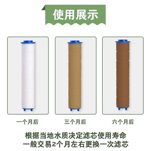 Thailand General Shower Head Water Purification Filter PP Cotton Filter Cartridge Pressure Shower Head Nozzle Shower Negative Ion Handheld Bidet Shower Head