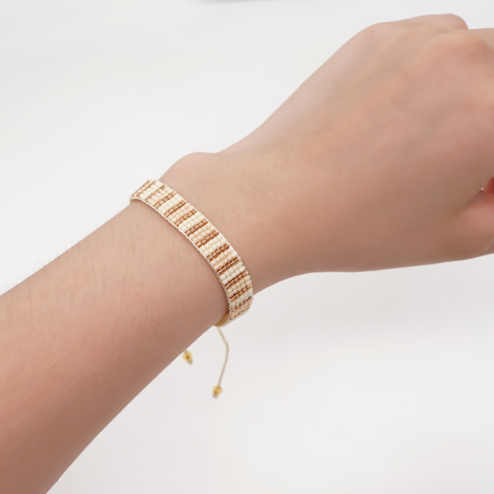 Bohemian Geometric Glass Bracelets