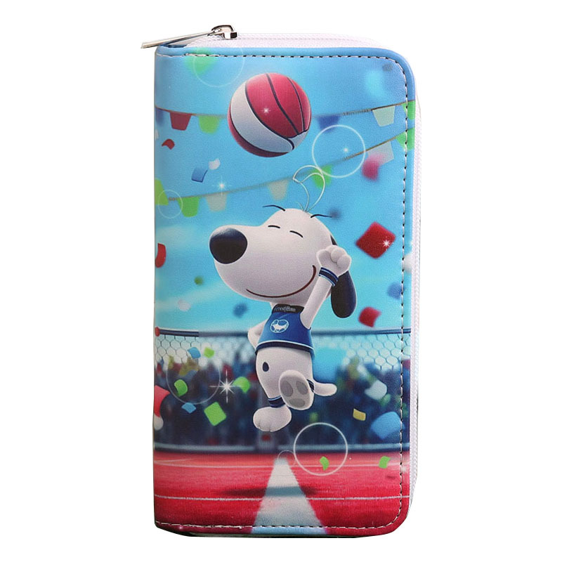Monedero Snoopy de una pieza con envío directo, moderno, con múltiples ranuras para tarjetas, para niños y niñas