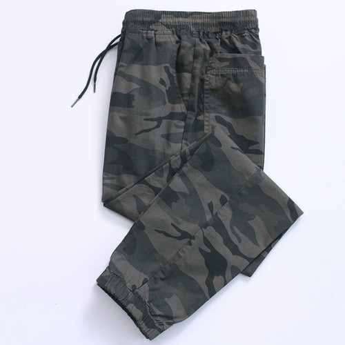 Pants men's spring and autumn camouflage pants men's loose legged overalls work pants wear-resistant and stain-resistant wholesale
