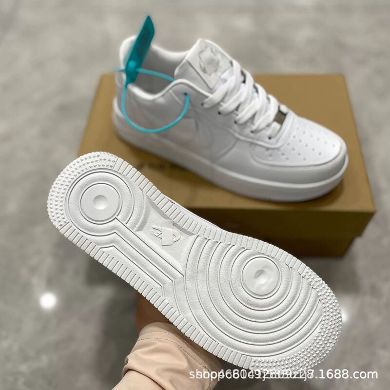莆田夏 AF1 エアフォースワンホワイトライトブルーカジュアルキャンパスカップルダブルフックイン男性と女性のトレンディなスポーツシューズ|undefined