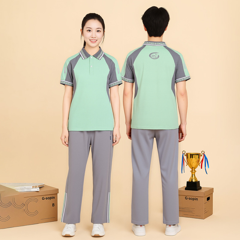 江西赣州市初中小学生统一校服幼儿园班服套装夏季短袖儿童春秋季|undefined