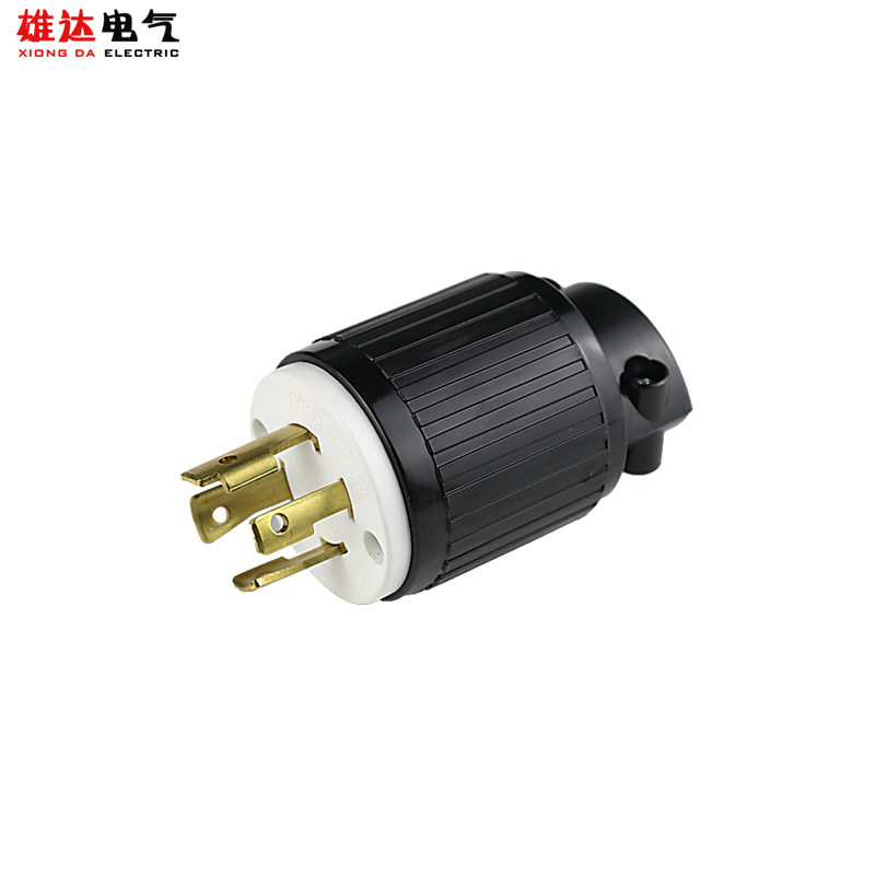 雄达/XIONGDA LK6432P 美标工业直式插头 接线插头Y型 L15-30P