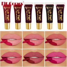 Fit Colors6色软管撕拉唇釉 哑光雾面摩登欧美撕拉染唇彩液体口红