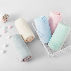 Xiangfeng coral velvet towel thickened soft absorbent face towel household adult and children face wash towel manufacturer wholesale