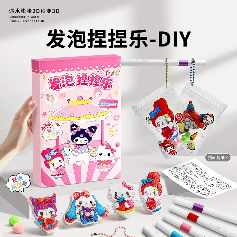 Sanrio, слайм, румяна для детей, игрушка, детский ручной DIY, граффити