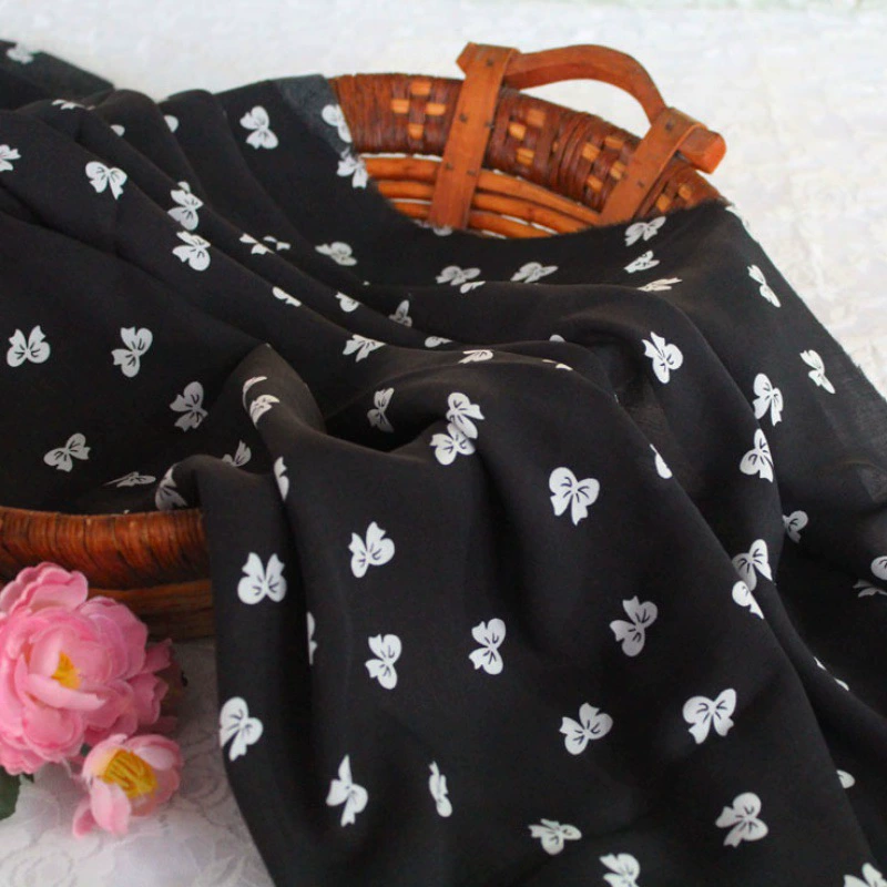 Шифон шелковая ткань, летний пижама, домашняя одежда, floral print