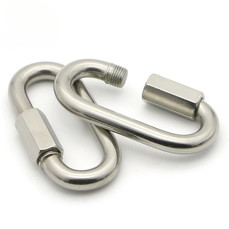 Быстроразъемное соединительное кольцо из нержавеющей стали 304, карабин, пряжка для взлетной полосы, пряжка для звеньев цепи M3.5