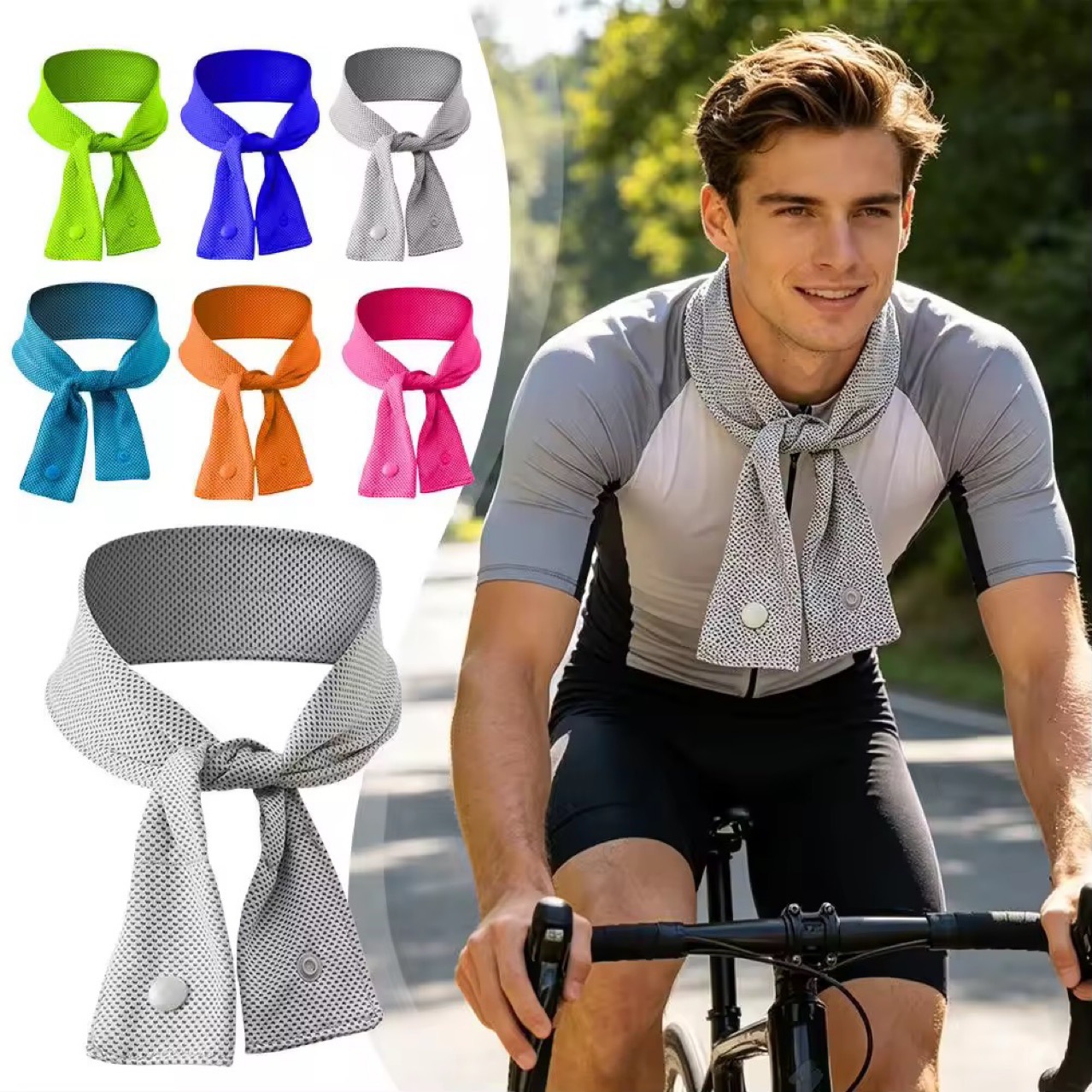 Amazon's best-selling cooling ice neck scarf, ice scarf, sweat towel, outdoor ice band, sports headscarf, cooling ice towel