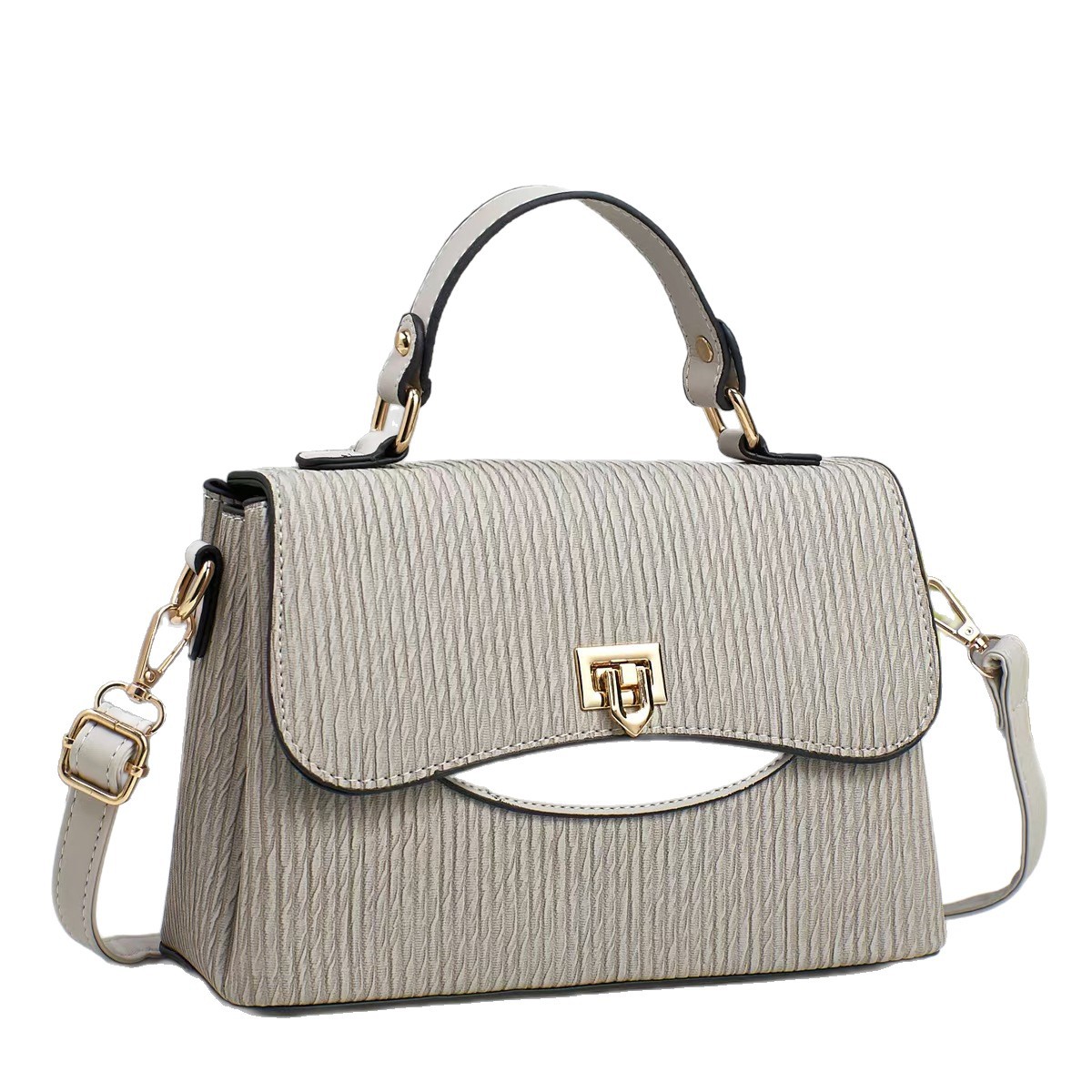 Bolso retro 2025, nuevo bolso de hombro de textura casual de verano, bolsos de moda, bolsos transfronterizos