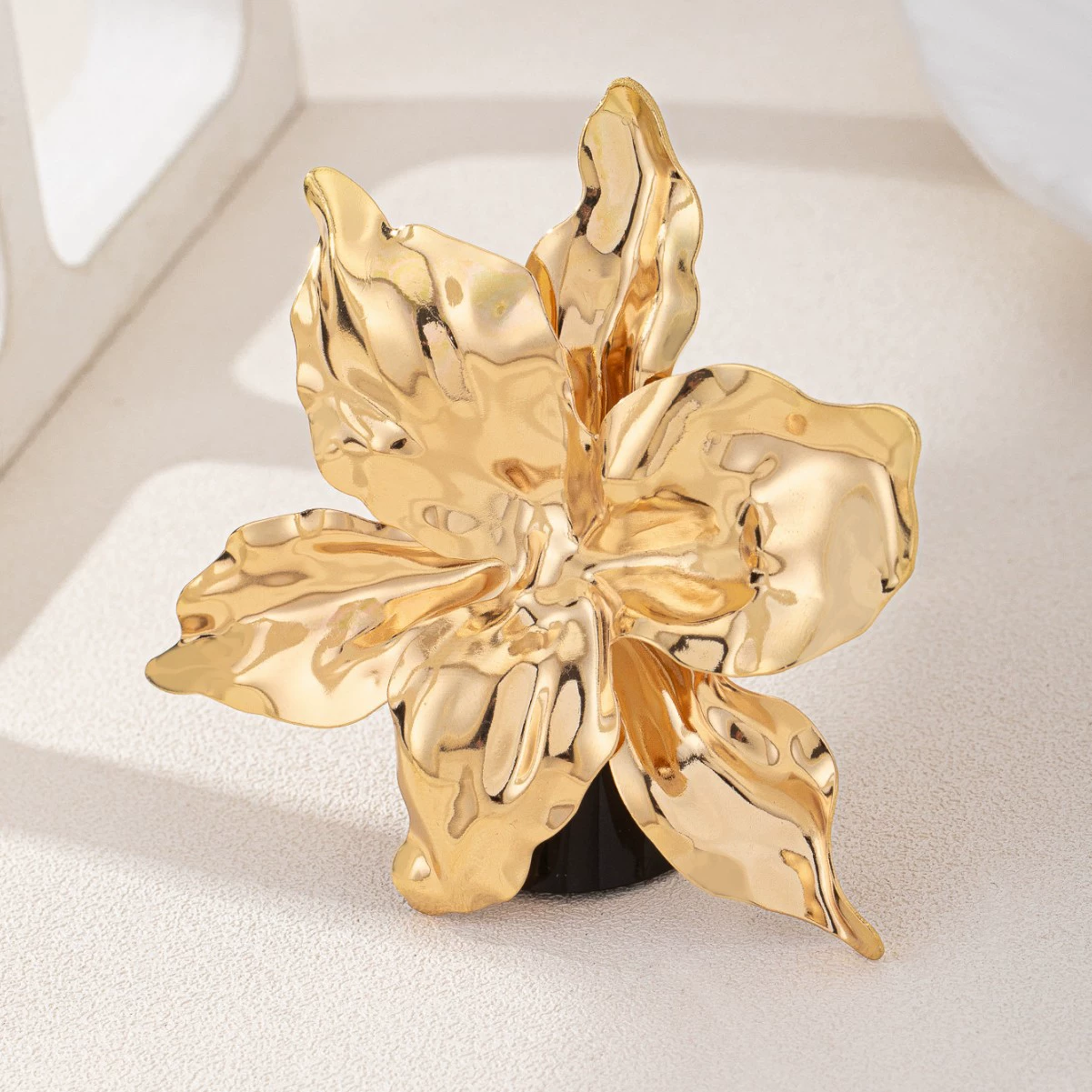 Design bracelet, ring, earrings, set, flowered, bright catchy style