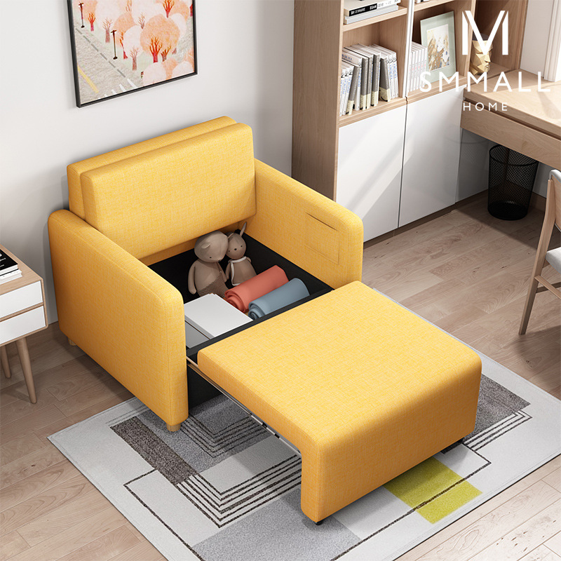 Sofá cama de una sola persona plegable pequeño estudio de la oficina almuerzo sofá silla multifunción sofá cama