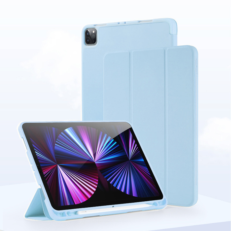 iPad 新型に適したサイドステッカー 70% off スタックタブレットスタンド保護ケース、ペンスロット付きシリコンソフトボトム保護ケース|undefined