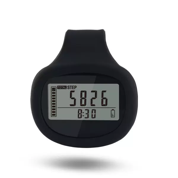 3D sensor 7-day memory distance calories running walking factory private model silicone back buckle pedometer