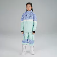 Детский лыжный костюм Snow Yipai, молодежный костюм, лыжные костюмы для девочек, большое детское лыжное снаряжение, непромокаемые для мальчиков