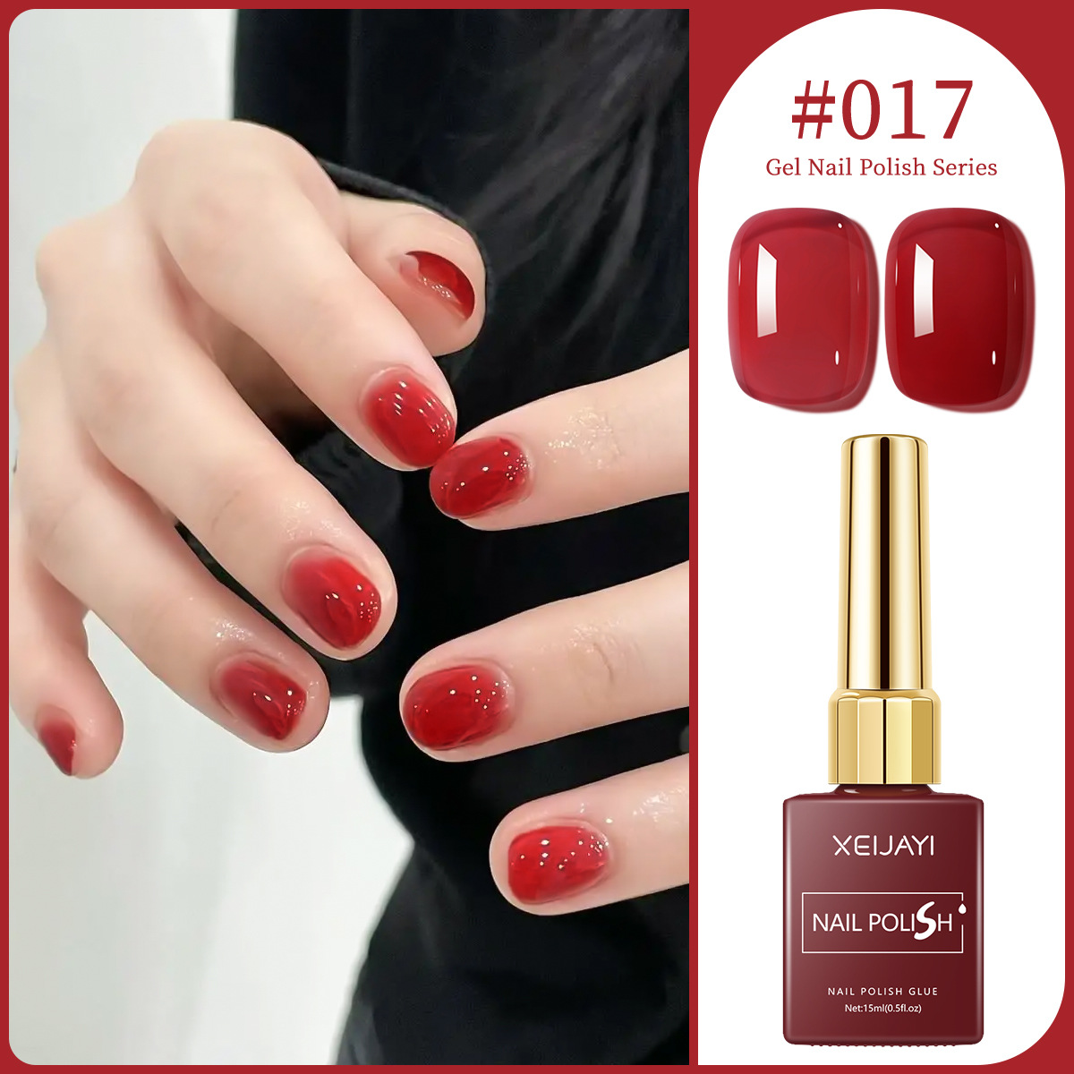 Macaron color pegamento de uñas 2025 nuevo estilo de moda Chellie rojo oliva verde pegamento de uñas