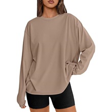 Q 41827 Women Spring T-Shirt Oversized Casual���ɴ���T��